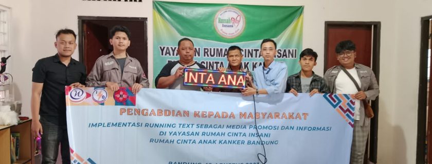 Pengabdian Kepada Masyarakat Prodi Elektro di Yayasan Rumah Cinta Anak Kanker Bandung